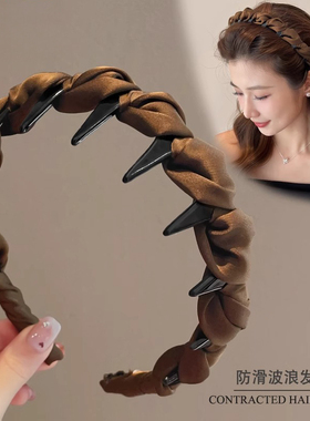 高颅顶发箍女款2025新款日常外戴洗脸头箍专用发带压发卡发捆头饰