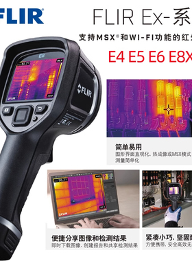 美国菲力尔FLIRE5 E6 E8XT pro高精度E54 E76 60手持红外热成像仪