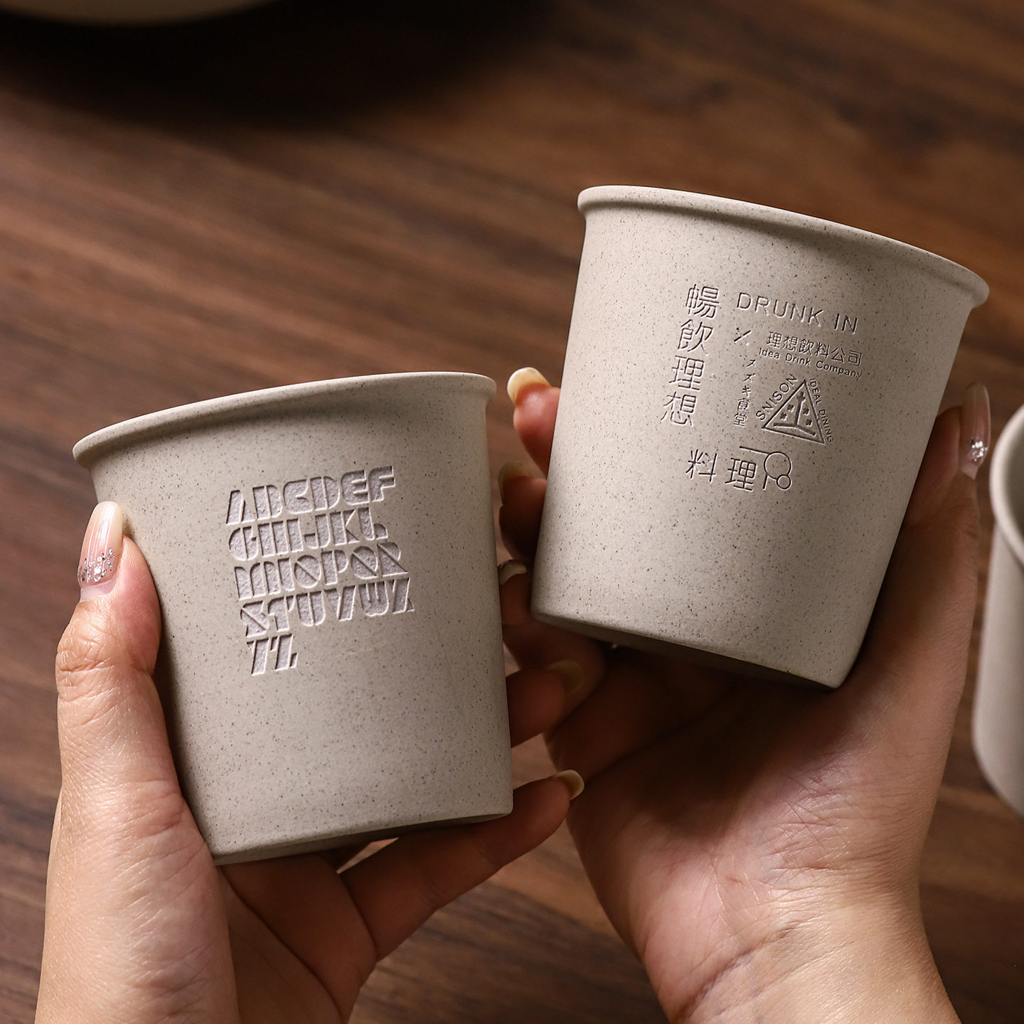 陶瓷复古美式咖啡杯纸杯造型杯子小众手握水杯牛奶杯家用水杯茶杯,餐饮具,咖啡杯,淘宝优惠券,粉丝福利购,淘宝优惠卷