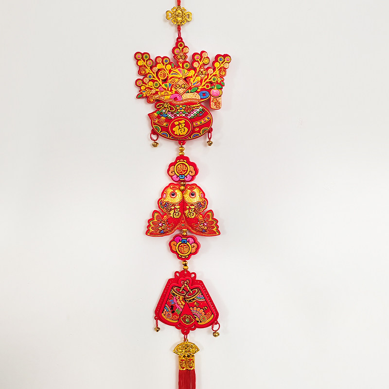 【新款聚宝盆+鞭炮款】 2026年新款挂件 聚宝盆+年年有余+鞭炮-NH