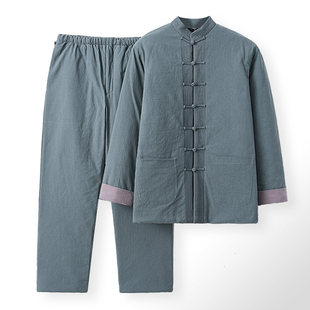 冬季 服装 外套棉袄棉裤 套装 棉服国潮棉衣 唐装 冬装 男青年中国风中式