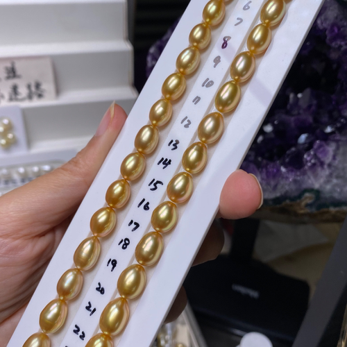 海水珍珠 项链 keshi炫彩色 天然高品质珍珠