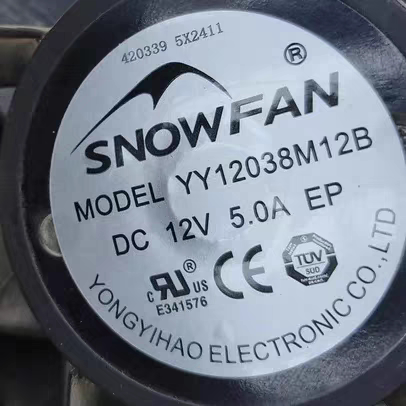SNOWFAN全新 YY12038M12B 12V 5.0A T100S大疆专用风冷箱风扇