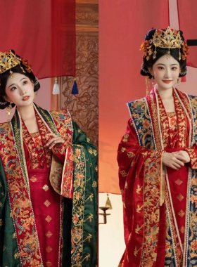 出租云河千色宋制汉服婚服