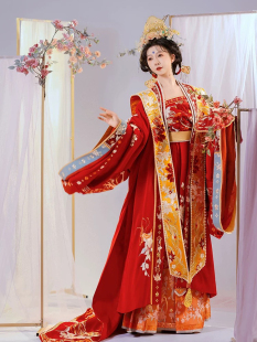 出租桃花序合意良缘宋制婚服新款中式重工凤冠霞帔四月汉服女