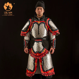 【出租】炼铠堂明制宋制铠甲扎甲两裆甲半身甲娟甲胄铠甲直身盔甲