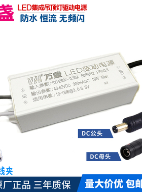 集成吊顶灯led驱动电源万盏平板灯浴霸灯防水恒流变压器8W12W38W