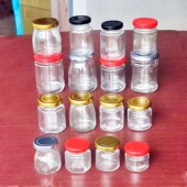 小玻璃瓶透明食品级罐头瓶带盖蜂蜜瓶鲜炖燕窝瓶耐高温分装 密封罐