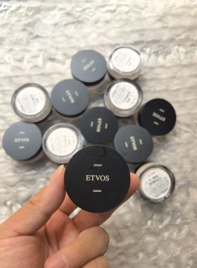 ETVOS矿物粉底蜜粉散粉哑光遮瑕防晒定妆控油小黑盖 小样1g