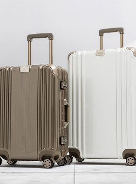 日系铝框拉杆箱坚固耐用20寸密码登机箱28寸旅行托运行李箱静音轮