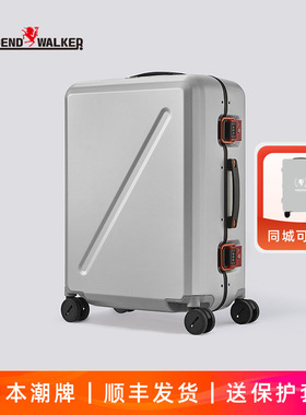 日本legend walker行李箱PC静音赛博朋克24寸旅行密码箱坚固耐磨