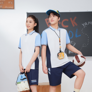 江西南昌市高中统一校服春装长袖高中学生班服套装夏季短袖两件套