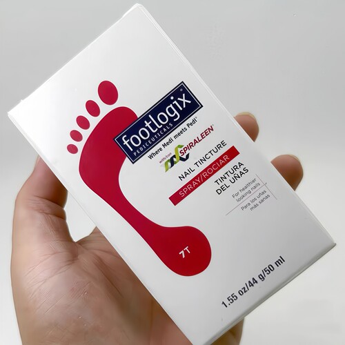 原装进口footlogix足乐适7t号菌甲修复喷雾 手足灰指甲黑黄掉渣