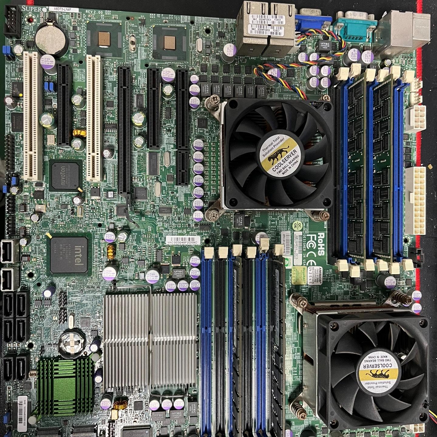 拆机超微X8DT3-LN4F  1366针 设备机 服务器主