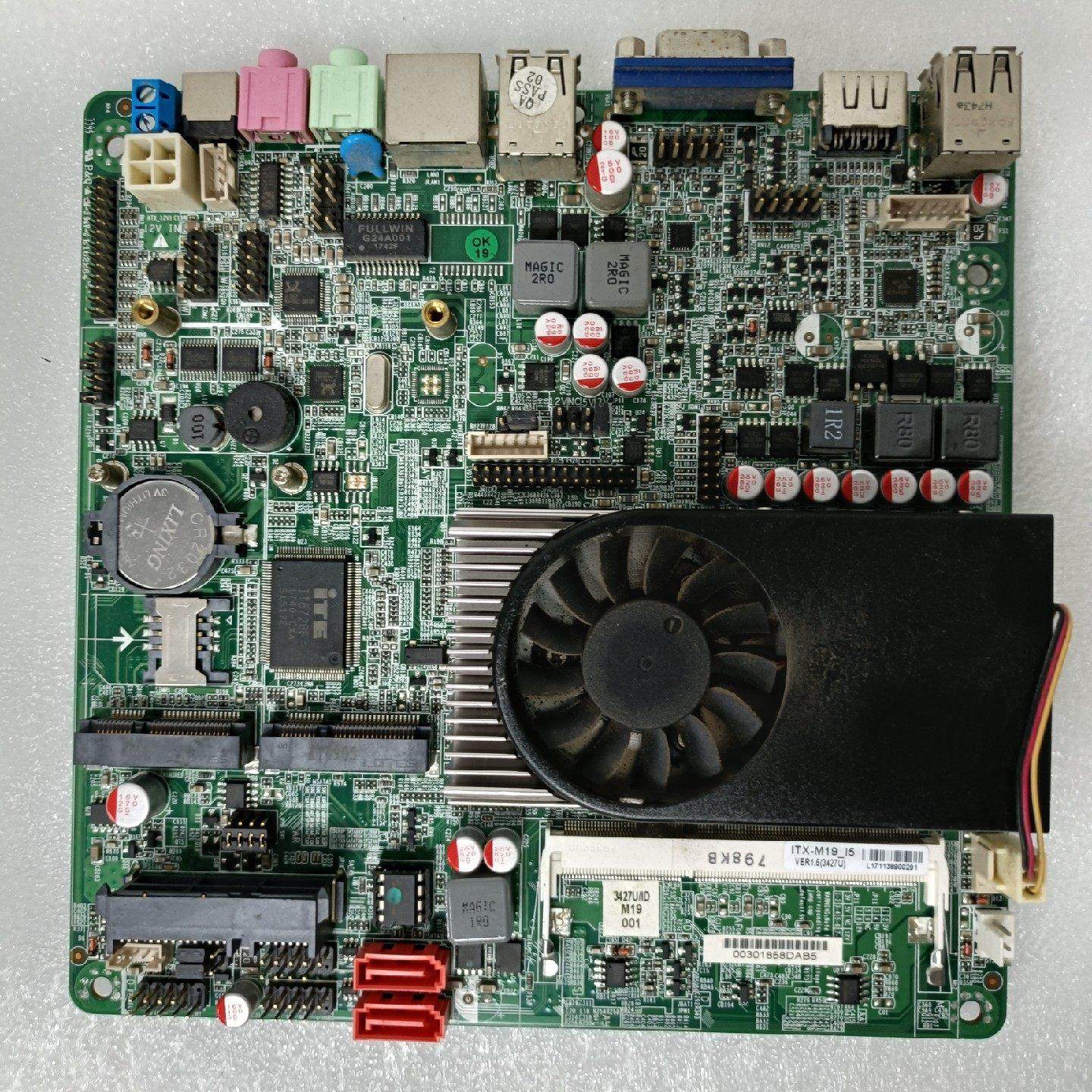 ITX-M19＿I5VER:1.6(3427U)工控主板 功