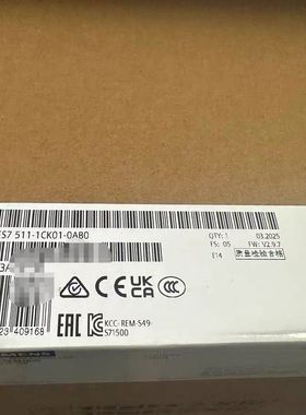 CPU模块：6ES7 511-1CK01-0AB0 西