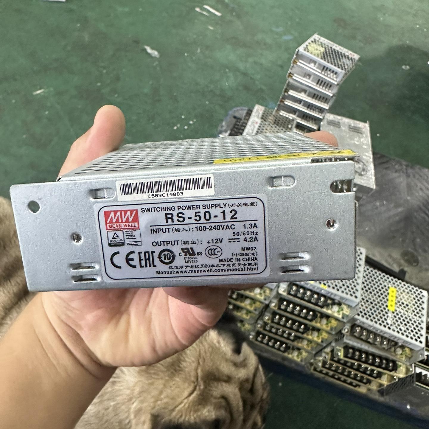台湾明纬RS-50-12开关电源 输入电压100-240VA