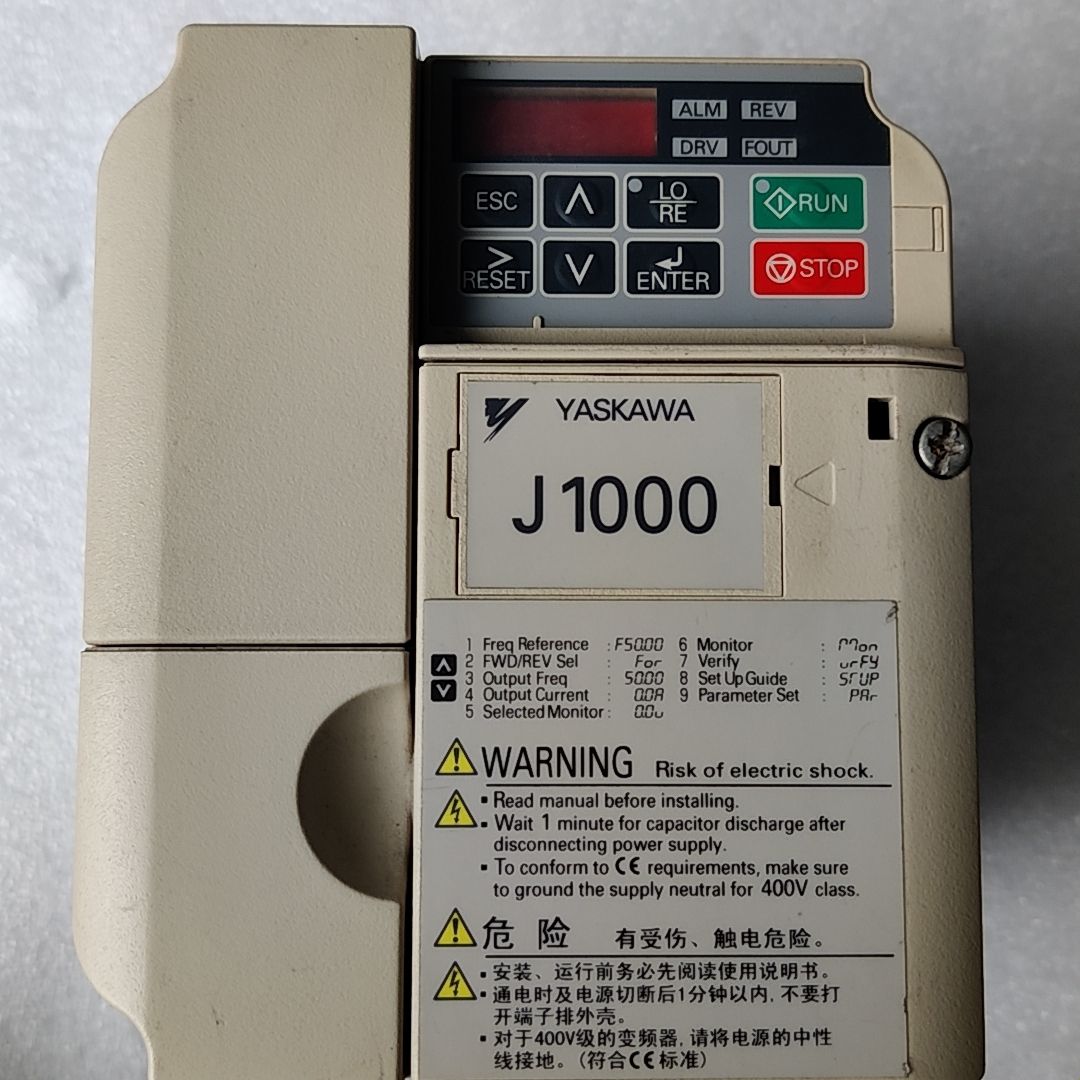 安川J1000变频器 JBBA0006BAA 1.1/0.7