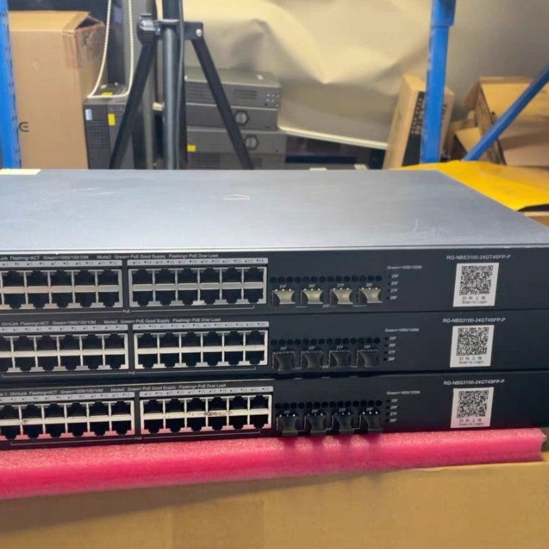 睿易RG-NBS3100-24GT/4SFP-P 24口
