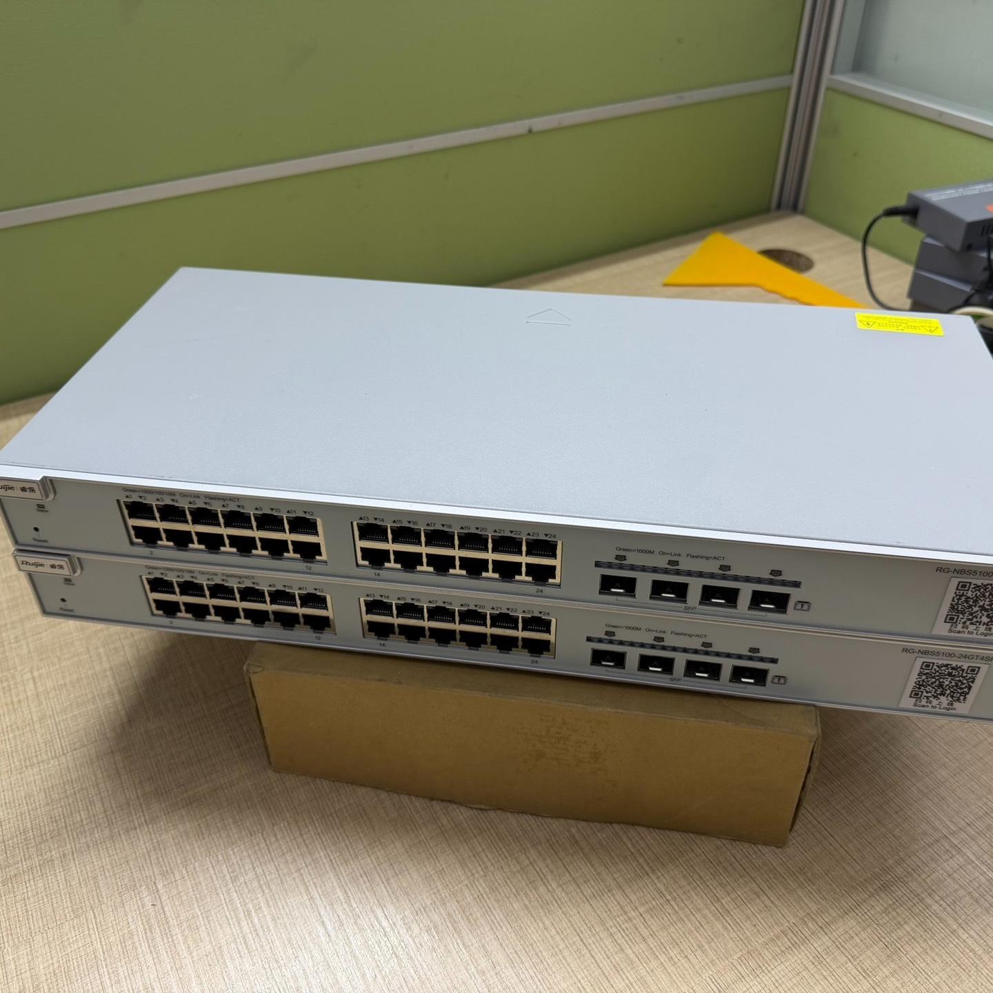 24口三层交换机RG-NBS5100-24GT4SFP-