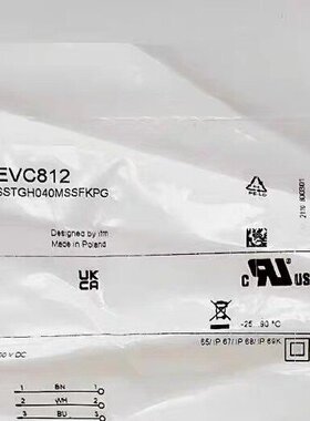 易福门IFMEEBC115 EBC114传感器接头EVC