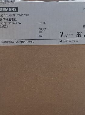 S7-300数字输出模块SM322 型号DO 32*D