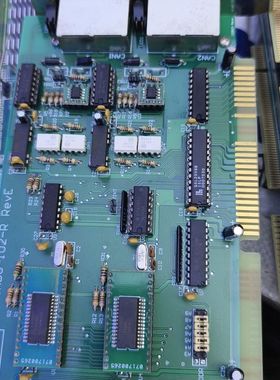 ISA工业设备控制卡 SXDU-I02-R RevE 拆机下