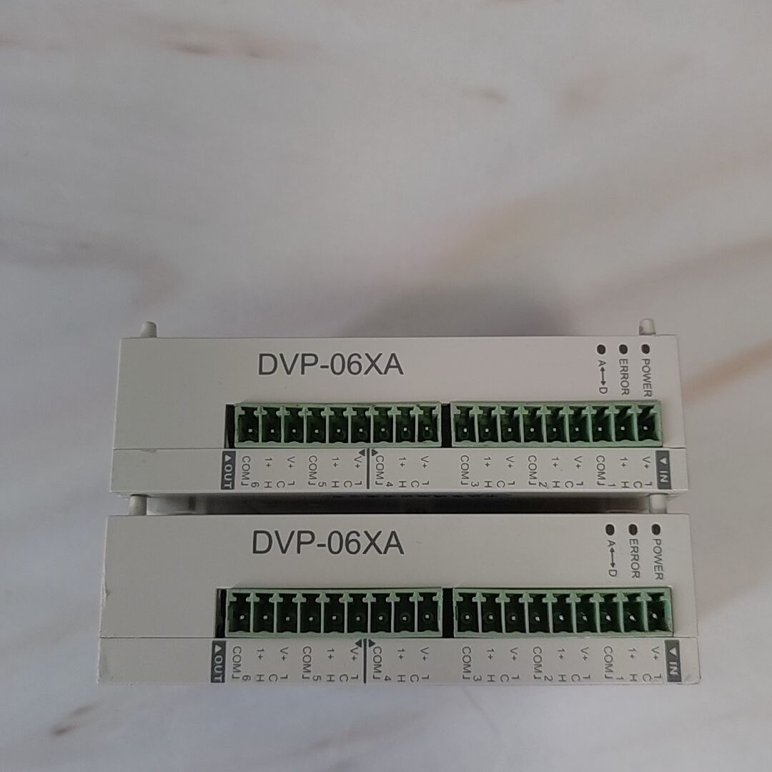 拆机台达模块 DVP06XA-S  实物拍摄 功能包好 年份