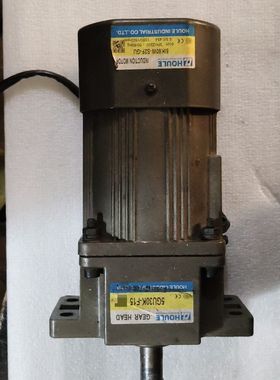 HOULE豪力减速电机 60W 速比看标牌 轴经15 拆机