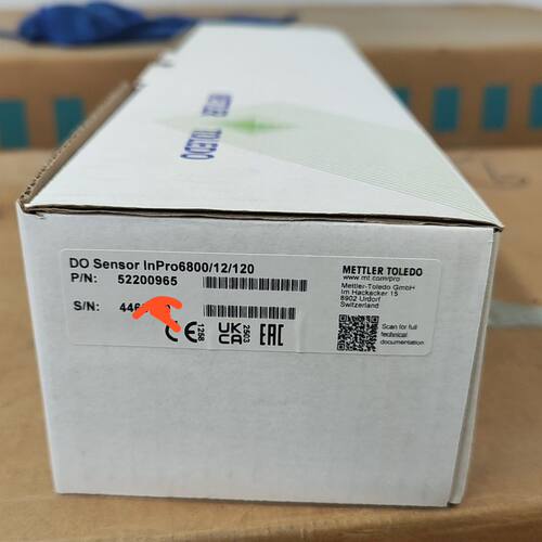 梅特勒溶解氧电极InPro6800/12/120 型号5