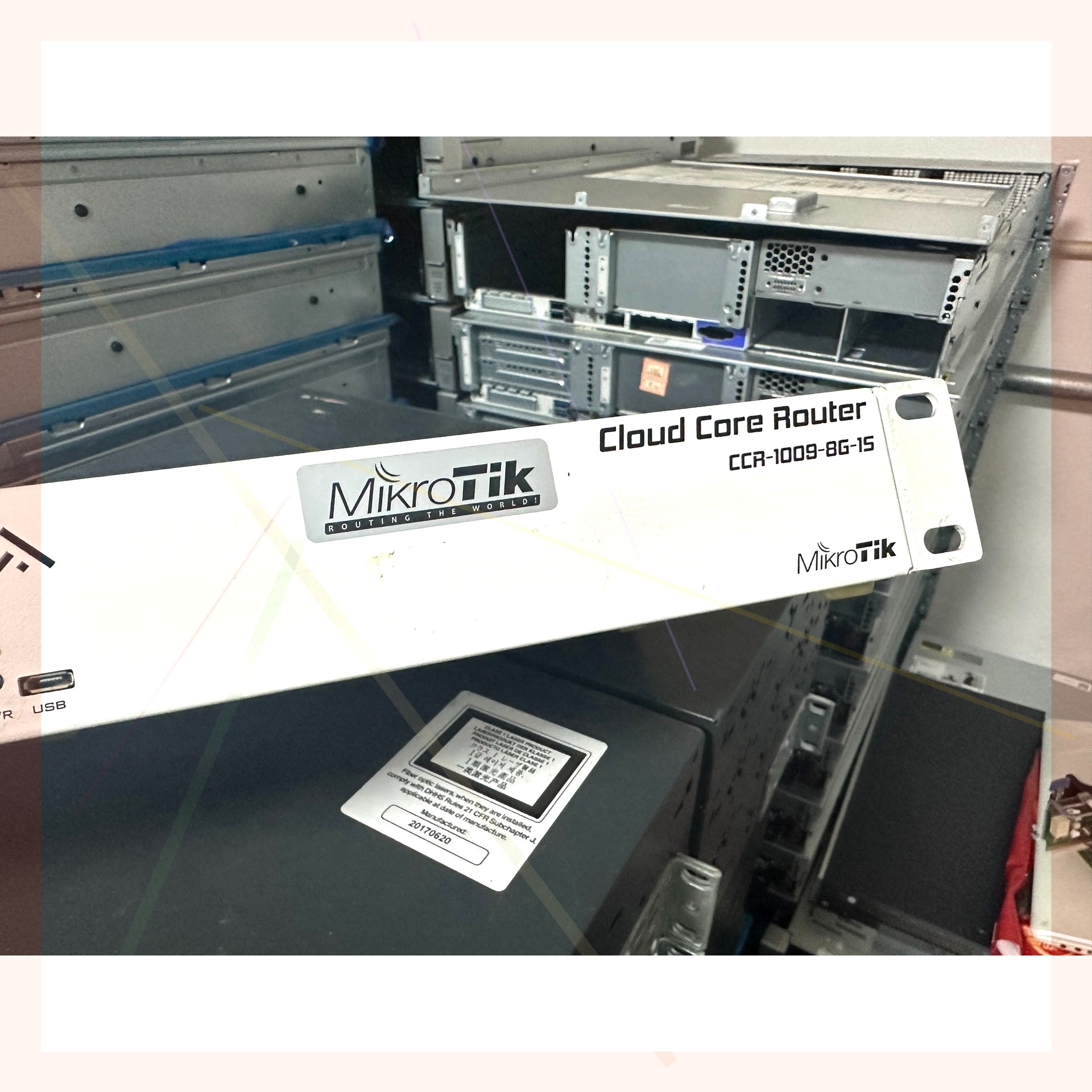 mikrotik CCR1009-8G-1S 9核千兆路由器