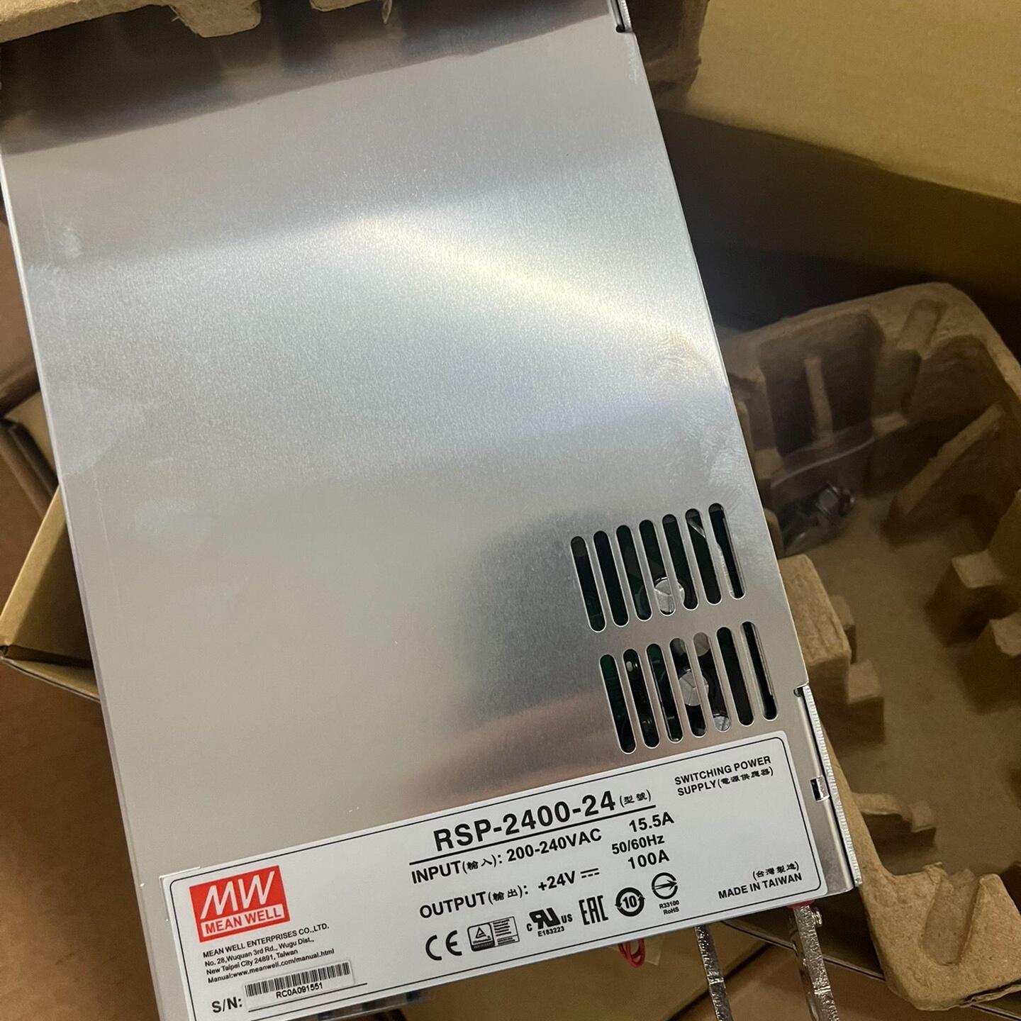 RSP-2400-24台湾明纬电源 带包装4台清理的