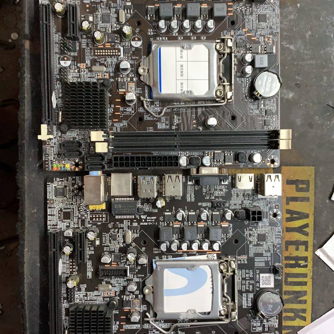 科脑H61 17×19itx 工包板 拆机2片以点亮 正常使
