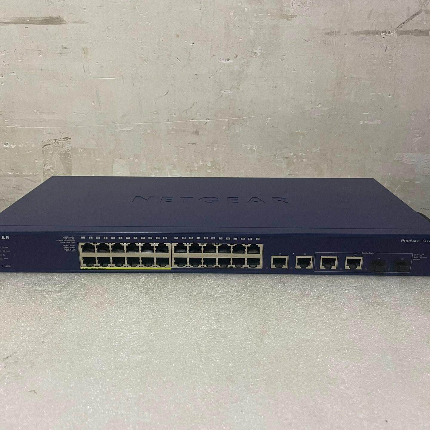 美国网件 netgear FS728TLP 24口交换机 1
