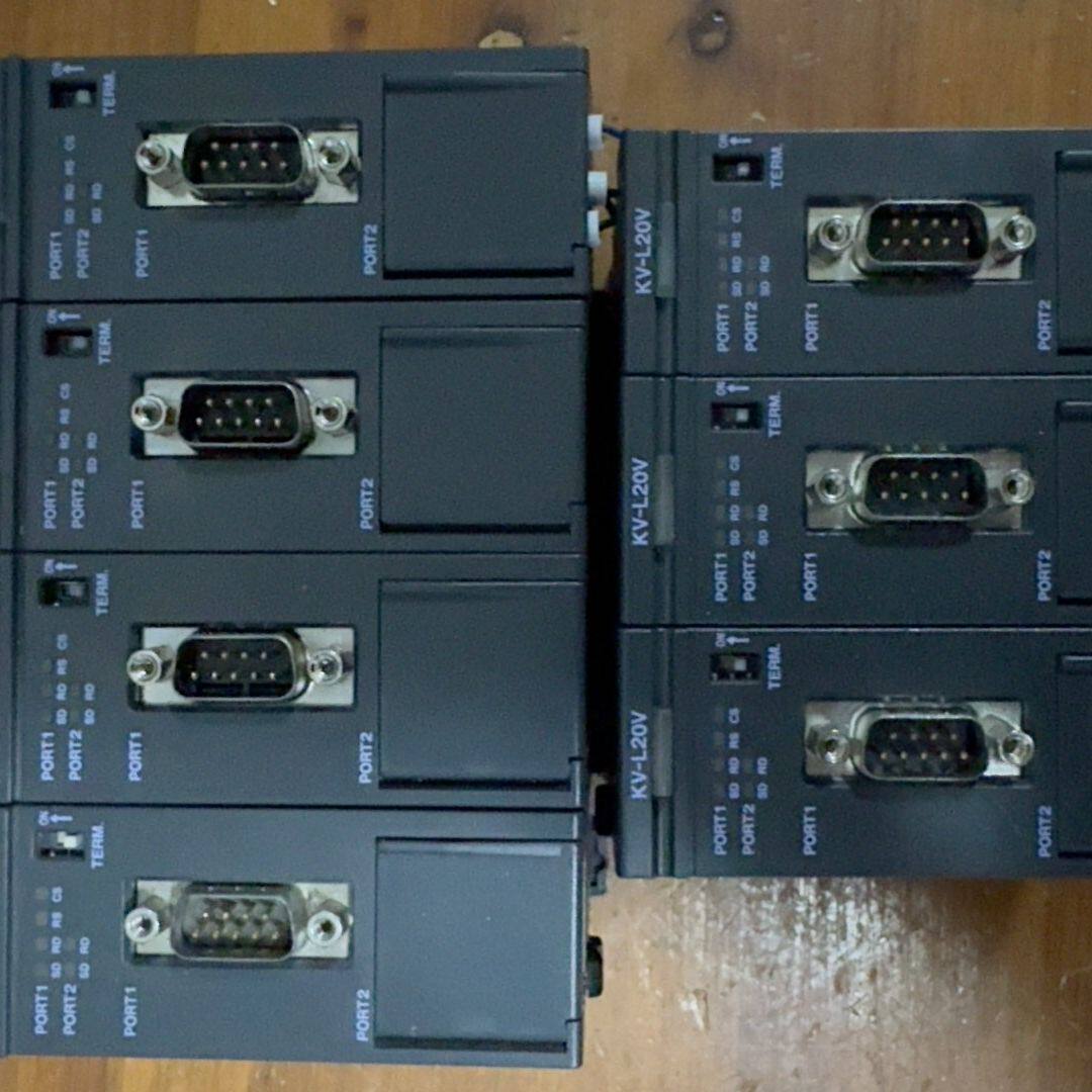 PLC模块 KV-L20V 现 成色漂亮功能包好、