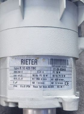 瑞士RI儿TER电机R 1C 425 TBC 应用于纺织