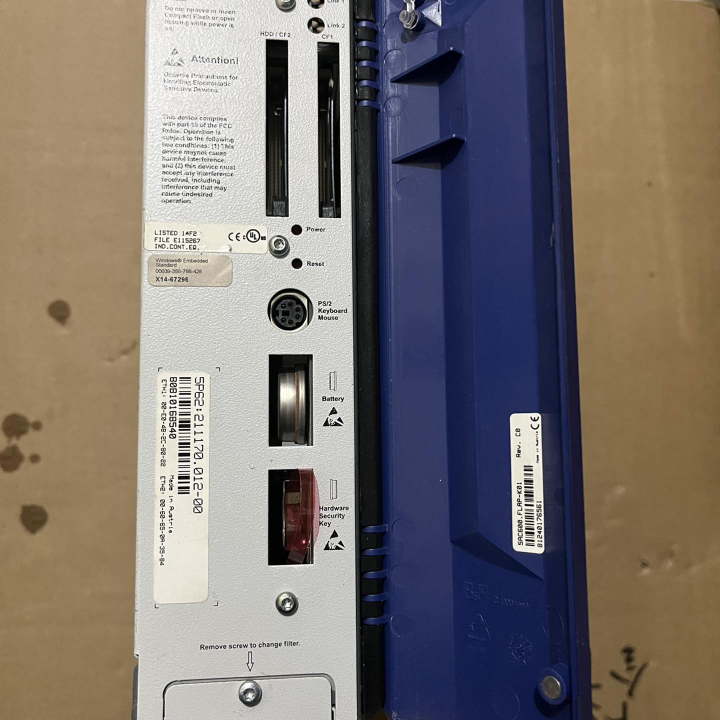 Automation PC拆机贝加莱5P62:21117