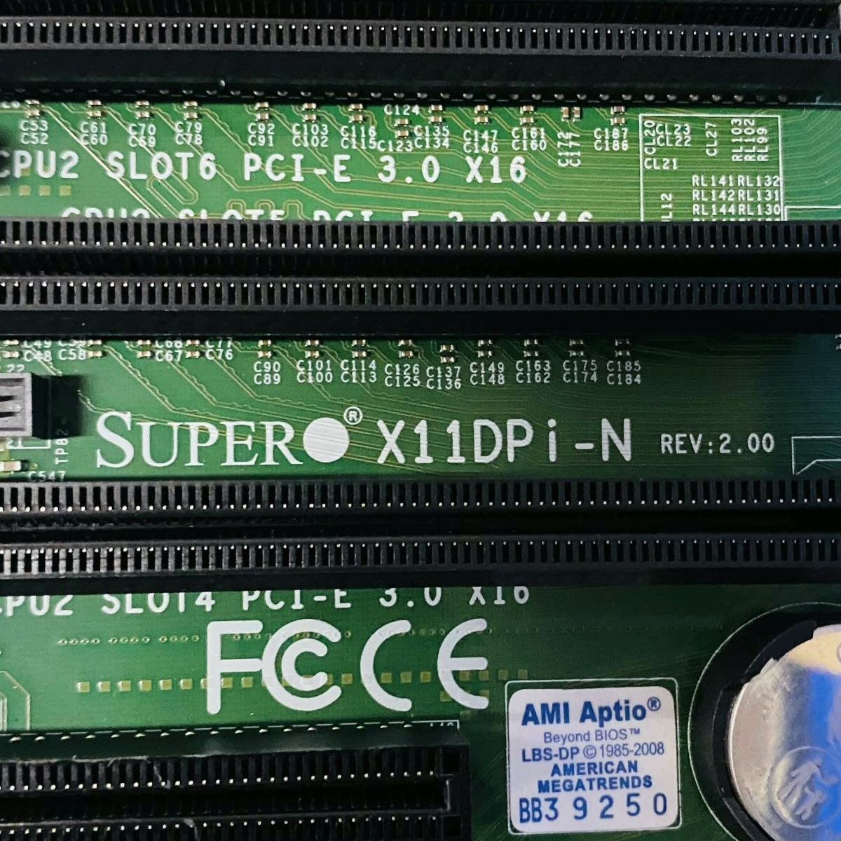 超微X11DPI-N双路服务器主板 拆机 支持双插槽LG