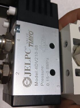 JELPC佳尔灵电磁阀 型号4DV210-08 DC24V供