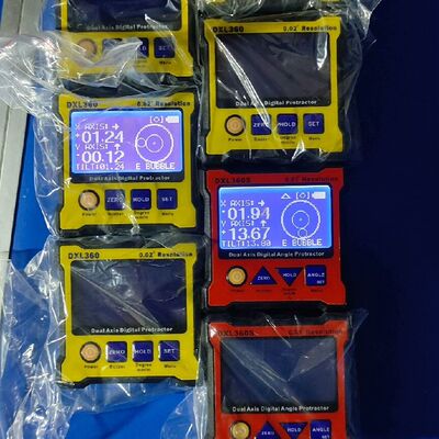 黄DXL360还有 红色没有了  晶研双轴电子水平仪锂电