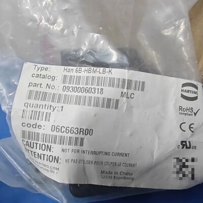 HARTING连接器09300060318MLC单扣