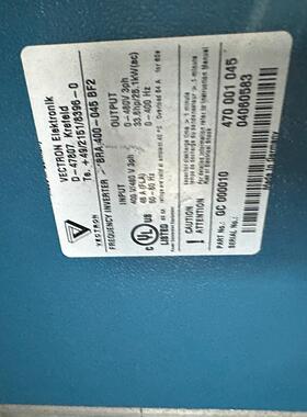 VECTRON控制器.  D-47807.  BRA 400