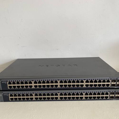 NETGEAR网管交换机 GS752TXS 机器48个千兆电