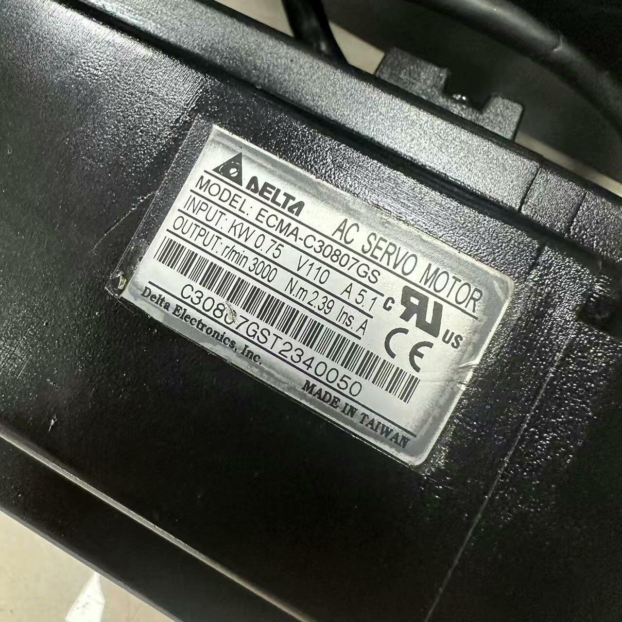 台达AB电机 ECMA-C30807GS 750w 伺服电机