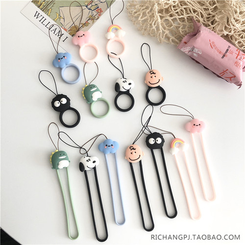 可爱卡通手机挂绳挂饰个性创意