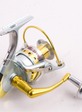 狼王力将LJ2000/3000/4000金属头12轴纺车轮抛竿渔轮海竿 鱼线轮