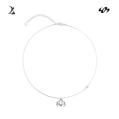 【傅菁同款】EGO FETCH联名项链Ego Keel 珍珠锆石项链锁骨链