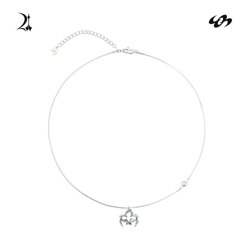 【傅菁同款】EGO FETCH联名项链Ego Keel 珍珠锆石项链锁骨链