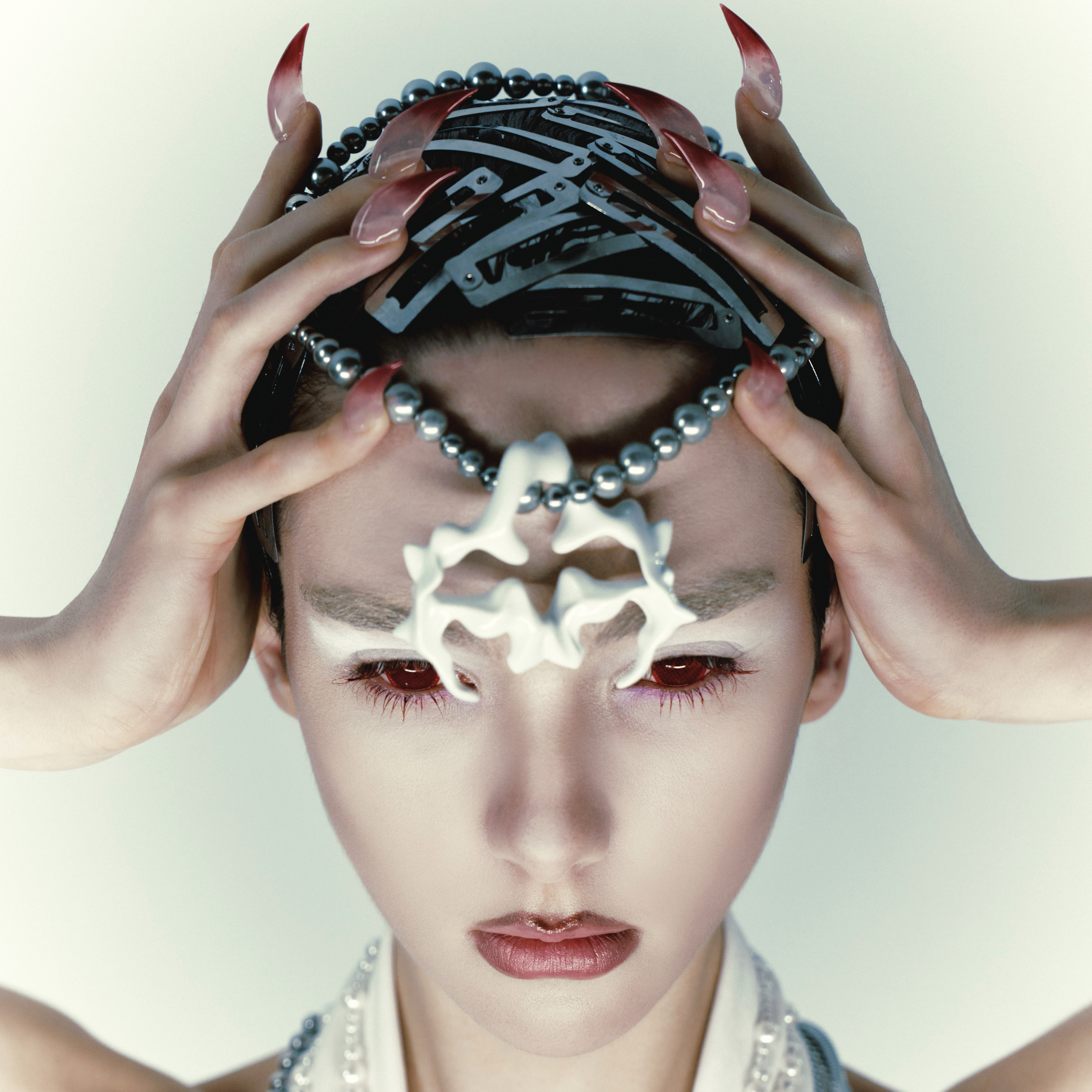 【袁一琦同款】它Uncommon｜龍骨Keel灰色不规则珍珠磁吸扣项链