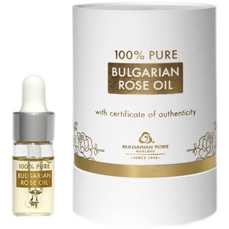 保加利亚原装进口医药集团单方100%纯玫瑰精油3ml食品级（现货）